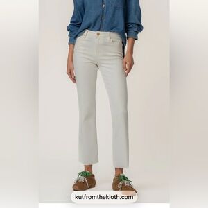 Kut from the Kloth Women's Kelsey high rise ankle flare jeans